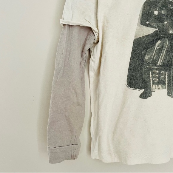 GAP Junk Food Collaboration Star Wars Darth Vader Long Sleeved Tee Small 6-7 - Picture 5 of 8